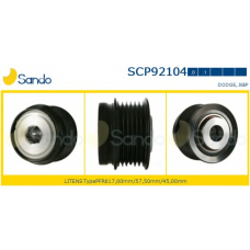 SCP92104.0 SANDO Ременный шкив, генератор