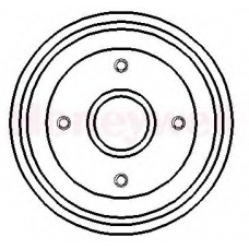 329152B BENDIX Тормозной барабан