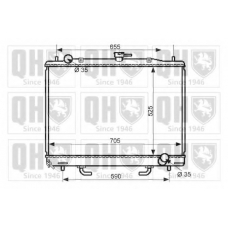 QER2435 QUINTON HAZELL Радиатор, охлаждение двигателя