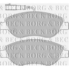 BBP1754 BORG & BECK Комплект тормозных колодок, дисковый тормоз
