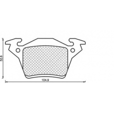 430216171263 MAGNETI MARELLI Комплект тормозных колодок, дисковый тормоз