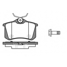 P12913.10 WOKING Комплект тормозных колодок, дисковый тормоз
