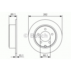 0 986 479 R05 BOSCH Тормозной диск