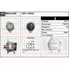 DRA1209 DELCO REMY Генератор