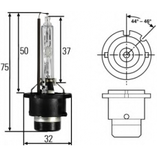 8GS 007 949-261 HELLA Лампа накаливания, фара рабочего освещения; Лампа 