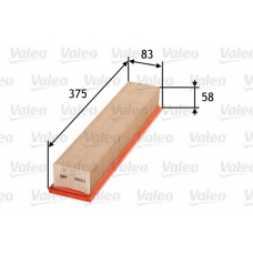 585003 VALEO Воздушный фильтр