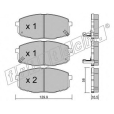 529.0 fri.tech. Комплект тормозных колодок, дисковый тормоз