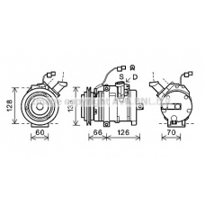 MTK228 AVA Компрессор, кондиционер