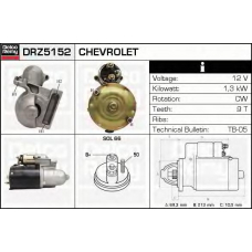 DRZ5152 DELCO REMY Стартер