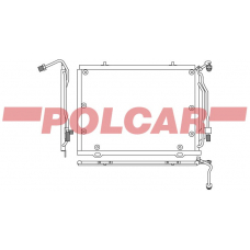 5002K84X POLCAR Skraplacze klimatyzacji