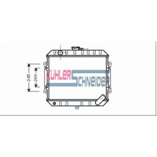 0505401 KUHLER SCHNEIDER Радиатор, охлаждение двигател