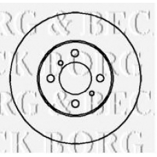 BBD4323 BORG & BECK Тормозной диск