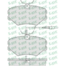 05P748 LPR Комплект тормозных колодок, дисковый тормоз