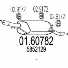 01.60782 MTS Глушитель выхлопных газов конечный