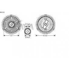 MSC419 AVA Сцепление, вентилятор радиатора