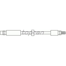 108 909 TOPRAN Тормозной шланг
