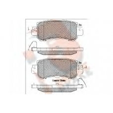 RB2056 R BRAKE Комплект тормозных колодок, дисковый тормоз