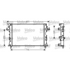 734728 VALEO Радиатор, охлаждение двигателя
