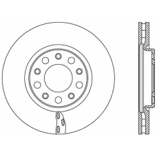 BDA2521.20 OPEN PARTS Тормозной диск