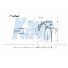 CV-6502 KAVO PARTS Шарнирный комплект, приводной вал