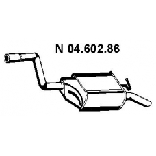 04.602.86 EBERSPACHER Глушитель выхлопных газов конечный