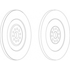 FCR156A FERODO Тормозной диск