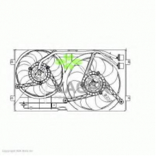 32-2414 KAGER Вентилятор, охлаждение двигателя