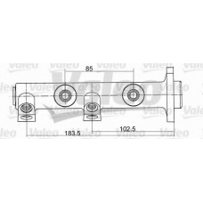 350471 VALEO Главный тормозной цилиндр