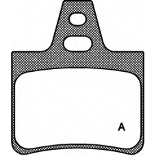 BPA0311.00 OPEN PARTS Комплект тормозных колодок, дисковый тормоз