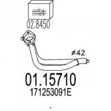 01.15710 MTS Труба выхлопного газа
