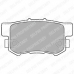 LP1507 DELPHI Комплект тормозных колодок, дисковый тормоз