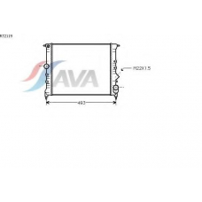 RT2119 AVA Радиатор, охлаждение двигателя