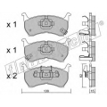 240.1 fri.tech. Комплект тормозных колодок, дисковый тормоз
