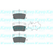 KBP-9068 KAVO PARTS Комплект тормозных колодок, дисковый тормоз