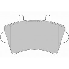 FD6893N NECTO Комплект тормозных колодок, дисковый тормоз