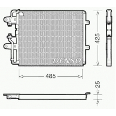 DCN09030 DENSO Конденсатор, кондиционер