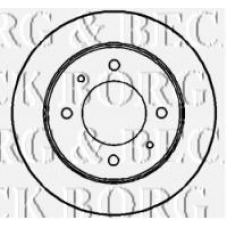 BBD4188 BORG & BECK Тормозной диск