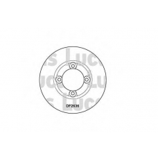 DF2636 TRW Тормозной диск