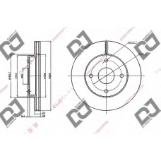 BD2014 DJ PARTS Тормозной диск