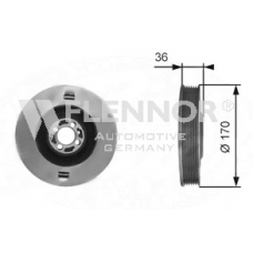 FVD99535 FLENNOR Ременный шкив, коленчатый вал