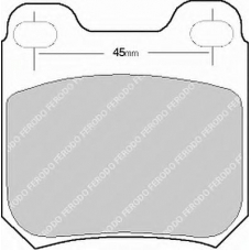FDB525 FERODO Комплект тормозных колодок, дисковый тормоз