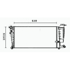 RM0524 EQUAL QUALITY Радиатор, охлаждение двигателя