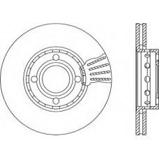 BDR1040.20 OPEN PARTS Тормозной диск