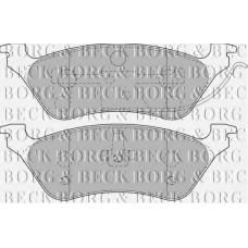 BBP1889 BORG & BECK Комплект тормозных колодок, дисковый тормоз