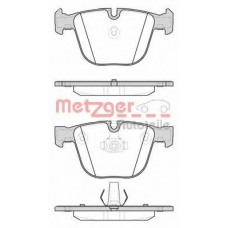 0892.00 METZGER Комплект тормозных колодок, дисковый тормоз