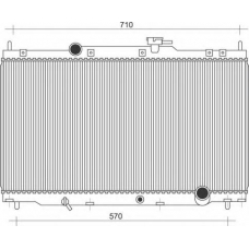 350213110200 MAGNETI MARELLI Радиатор, охлаждение двигателя