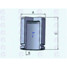 150860-C ERT Поршень, корпус скобы тормоза