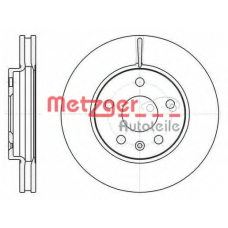 61285.10 METZGER Тормозной диск