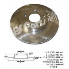 IBT-1494 IPS Parts Тормозной диск
