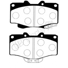 IBD-1254 IPS Parts Комплект тормозных колодок, дисковый тормоз